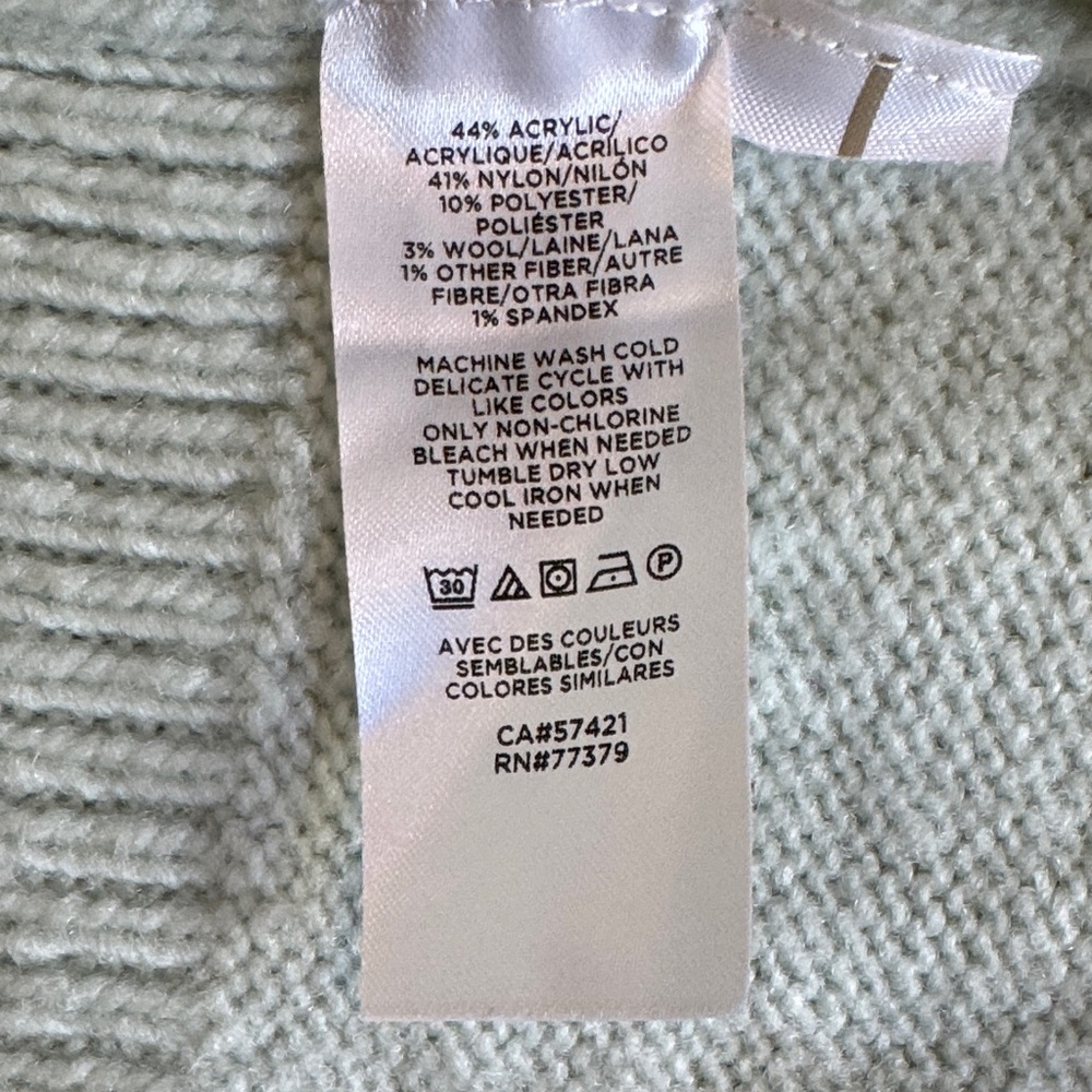 Ann Taylor Fair Isle Mint Green Sweater - Picture 5 of 10